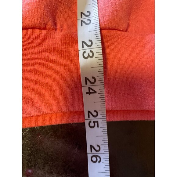 Vintage 90s Flower Embroidered Top Stitch Pink Pullover Sweatshirt Top - Picture 9 of 9